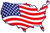 Parche bandera USA country
