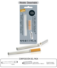 Cigarrillo electrónico cigar clean desechable
